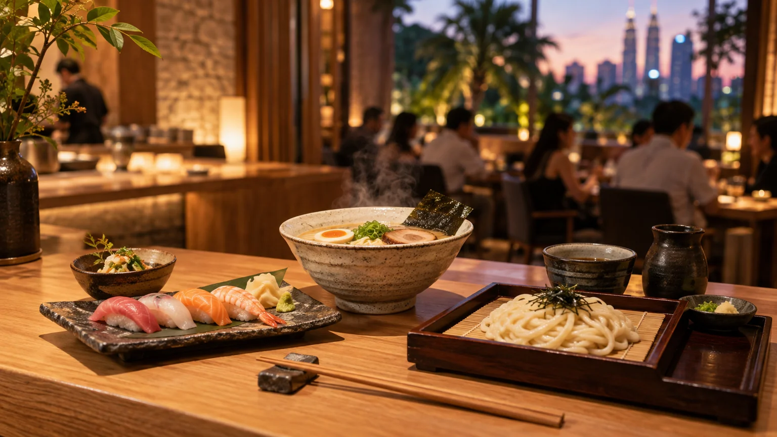 【2026年版】マレーシアの日本食チェーンガイド — スシキング・元気寿司・一風堂・やよい軒の店舗とハラール認証
