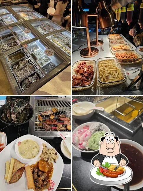 HAHA Buffet Kepong 生きたタイガープラウンと海鮮ビュッフェ